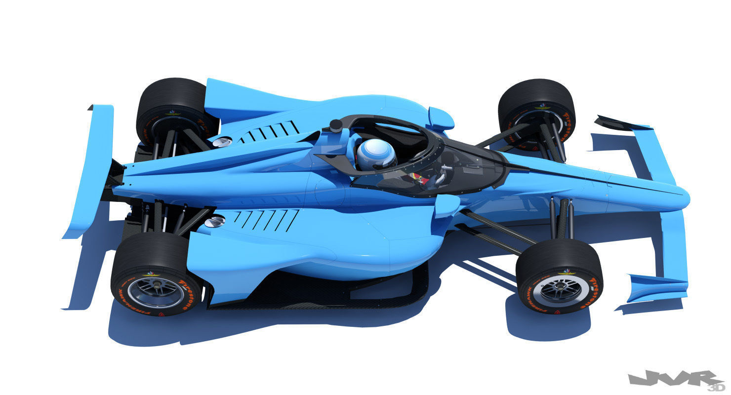 Indycar 2020 - Road and Oval versions 3D model_4