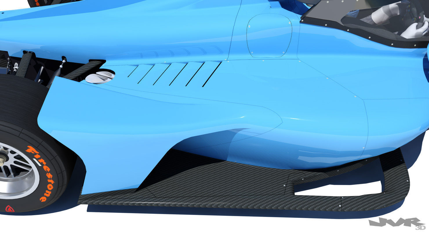 Indycar 2020 - Road and Oval versions 3D model_18
