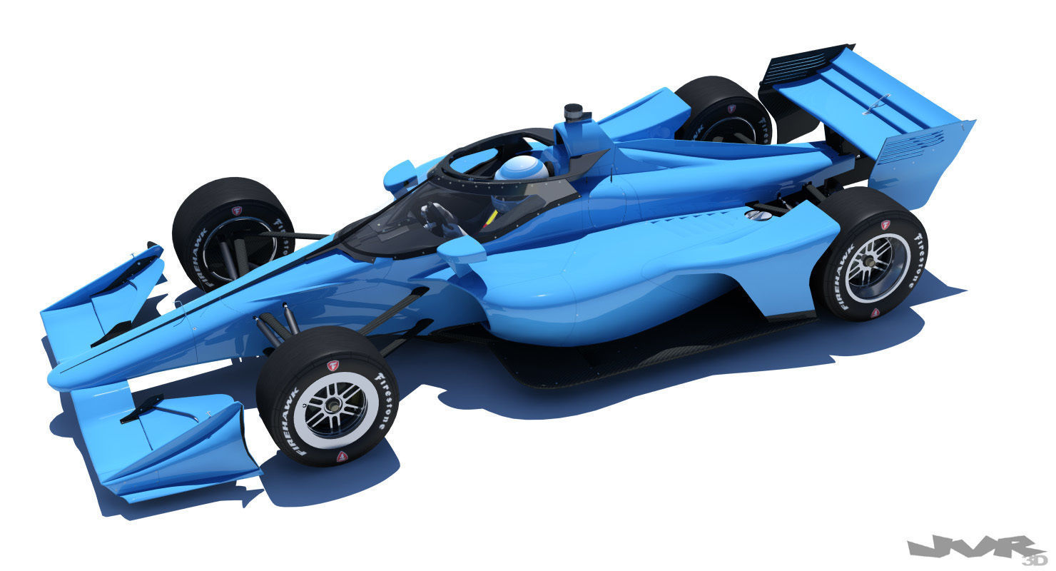 Indycar 2020 - Road and Oval versions 3D model_1