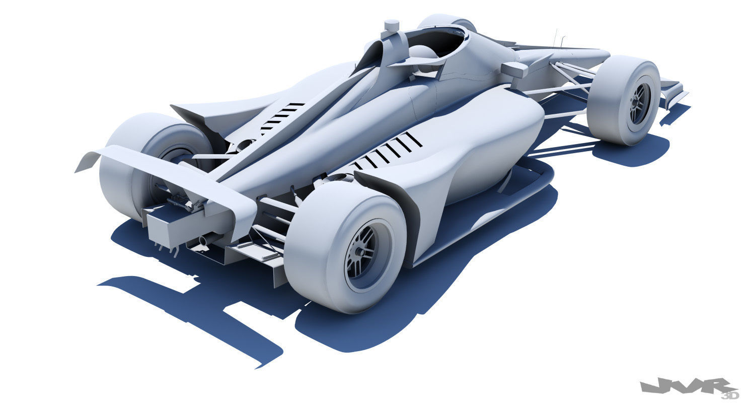 Indycar 2020 - Road and Oval versions 3D model_26