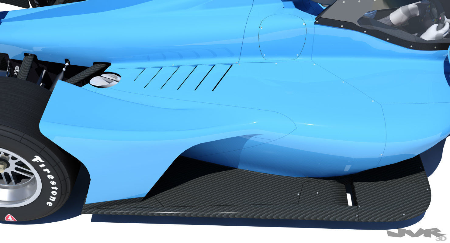 Indycar 2020 - Road and Oval versions 3D model_17