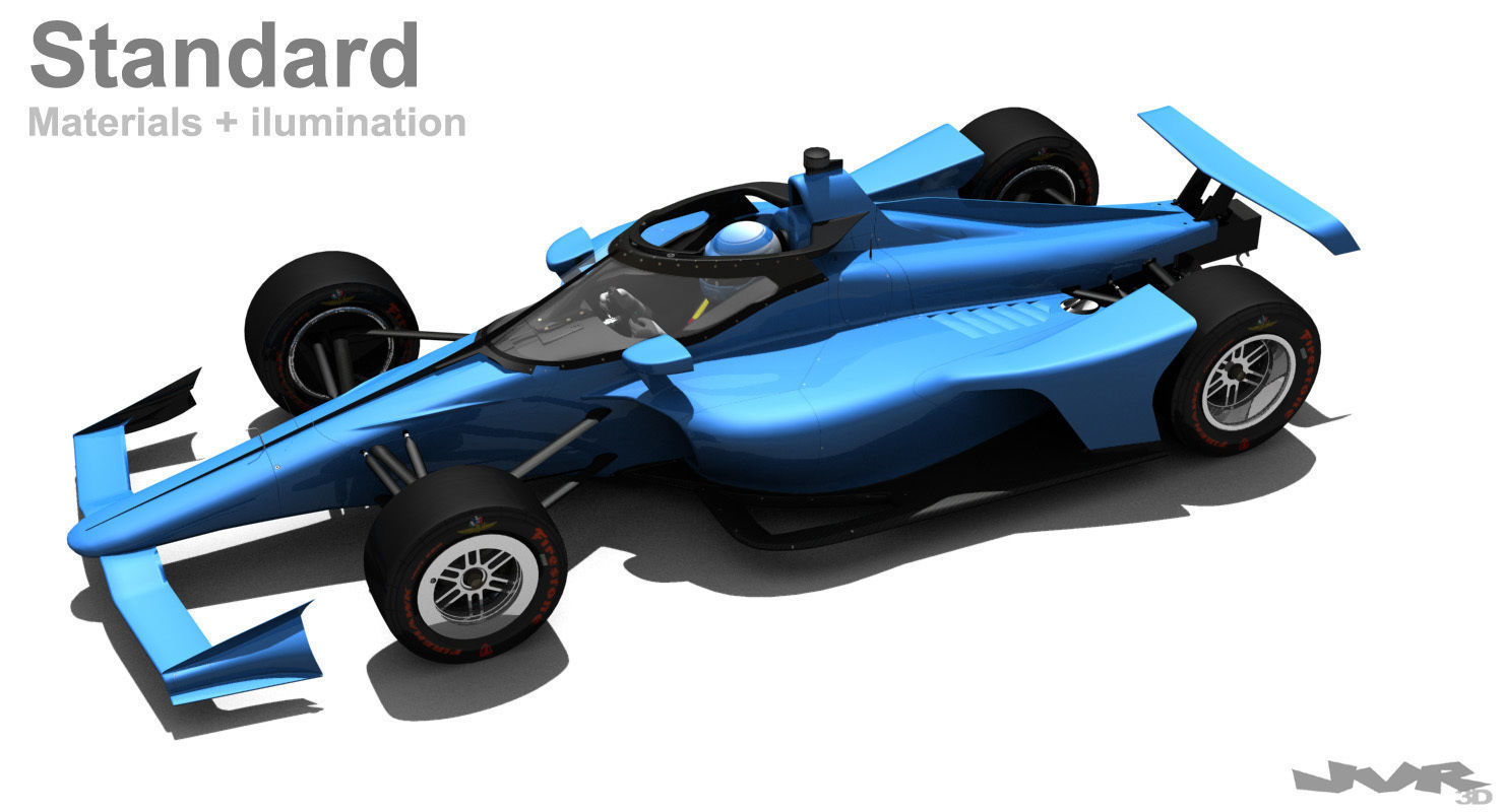 Indycar 2020 - Road and Oval versions 3D model_32