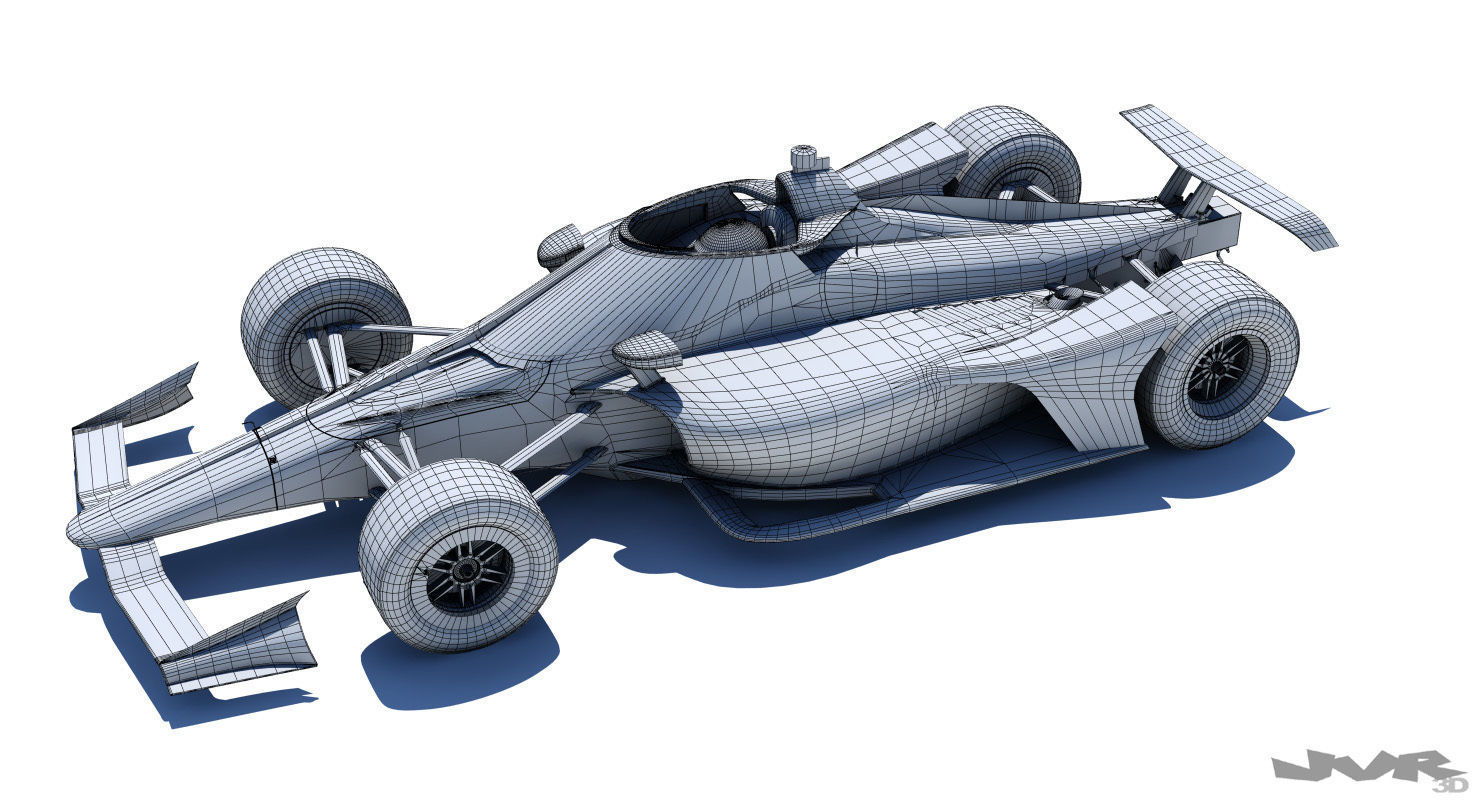 Indycar 2020 - Road and Oval versions 3D model_24
