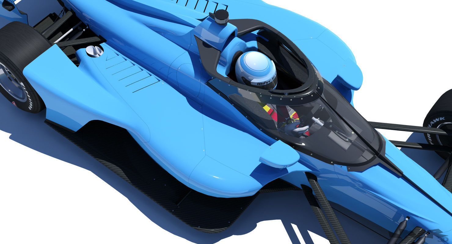 Indycar 2020 - Road and Oval versions 3D model_13