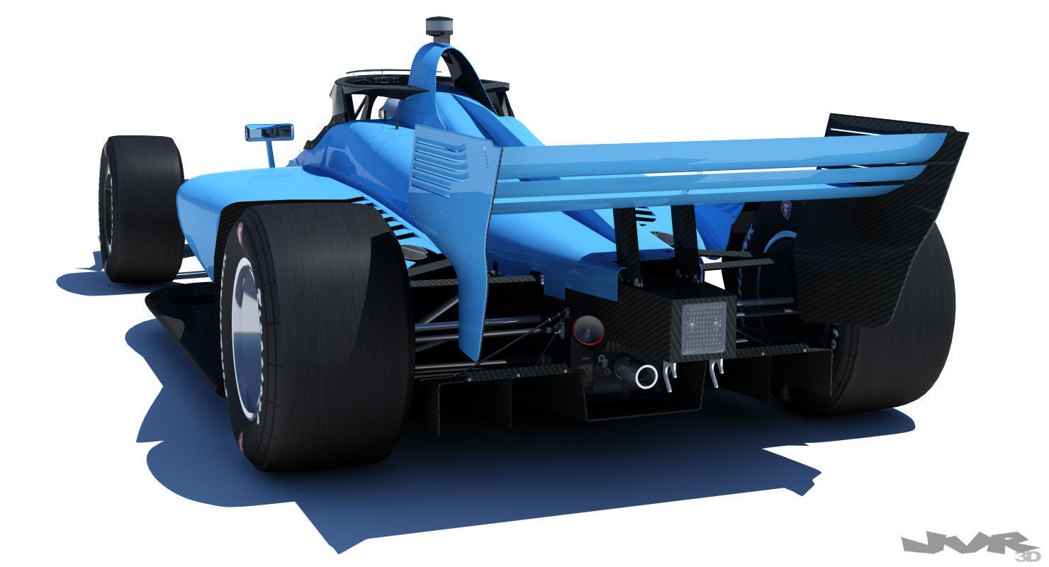 Indycar 2020 - Road and Oval versions 3D model_11