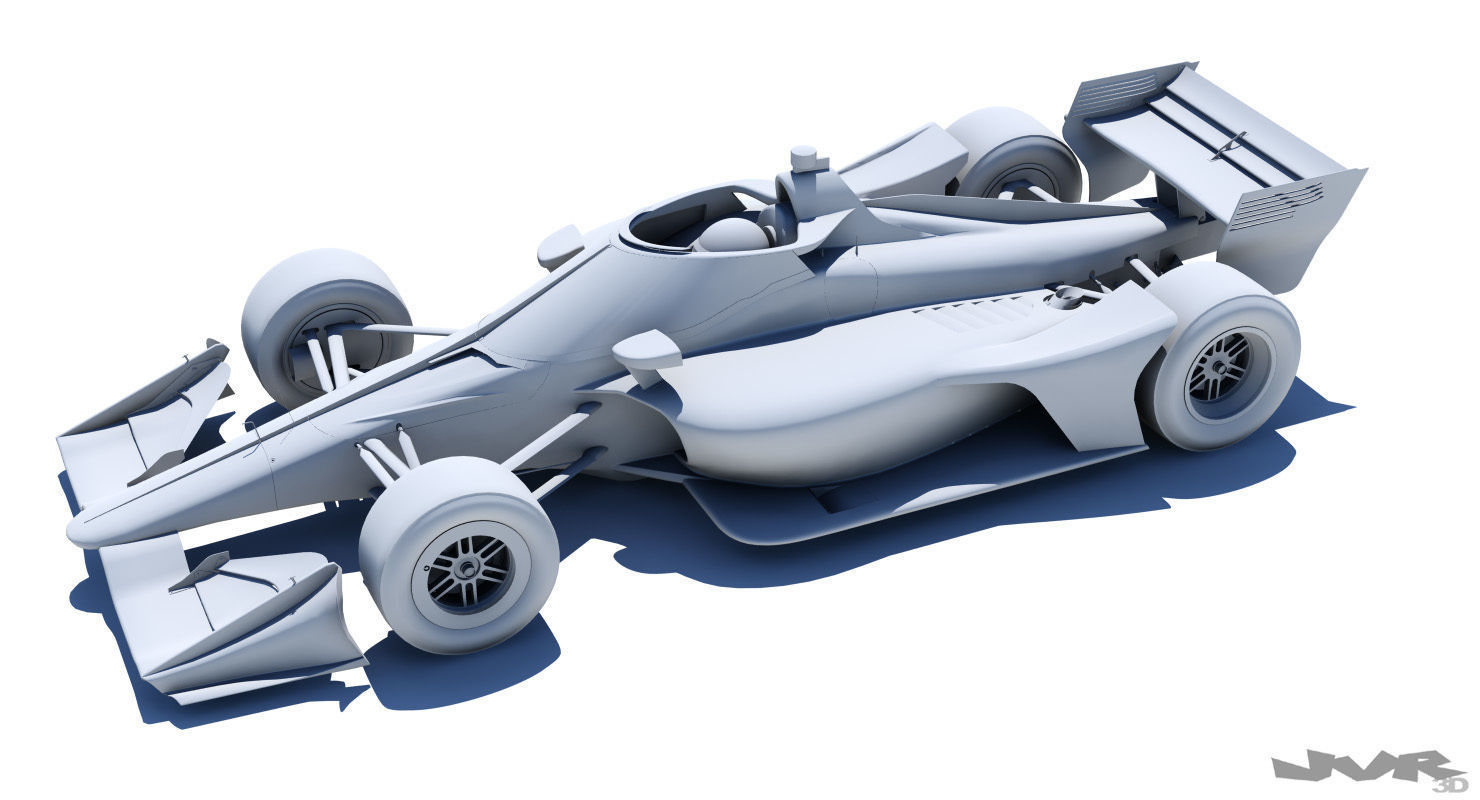 Indycar 2020 - Road and Oval versions 3D model_21
