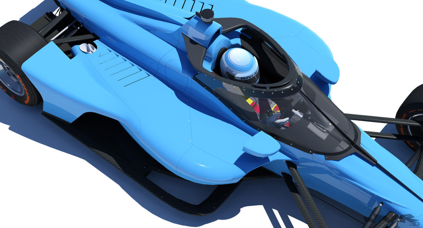 Indycar 2020 - Road and Oval versions 3D model_14