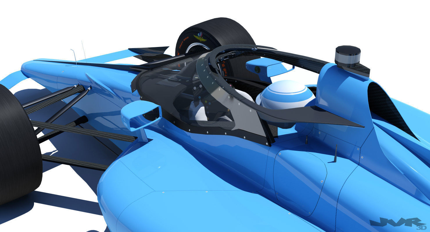 Indycar 2020 - Road and Oval versions 3D model_10