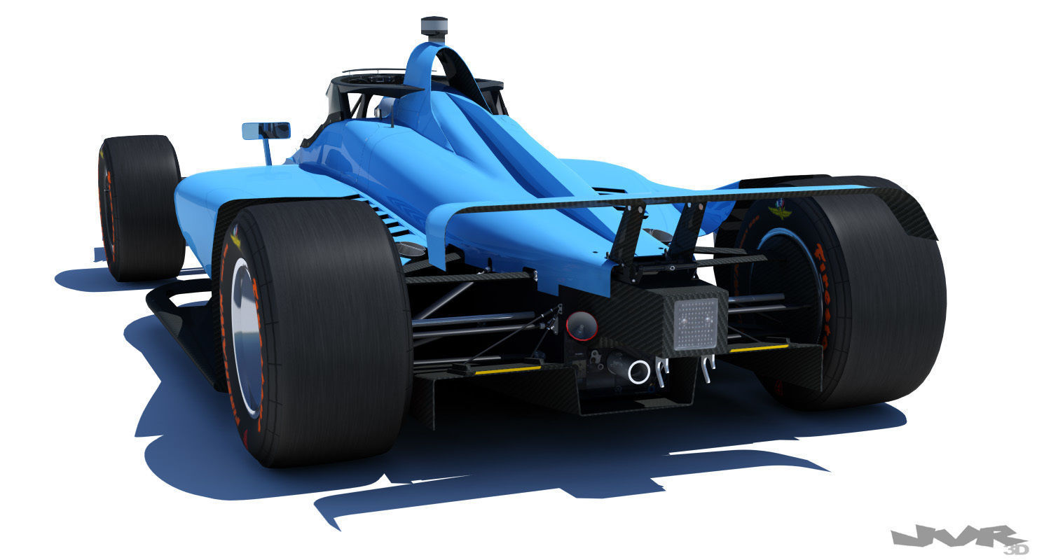 Indycar 2020 - Road and Oval versions 3D model_12