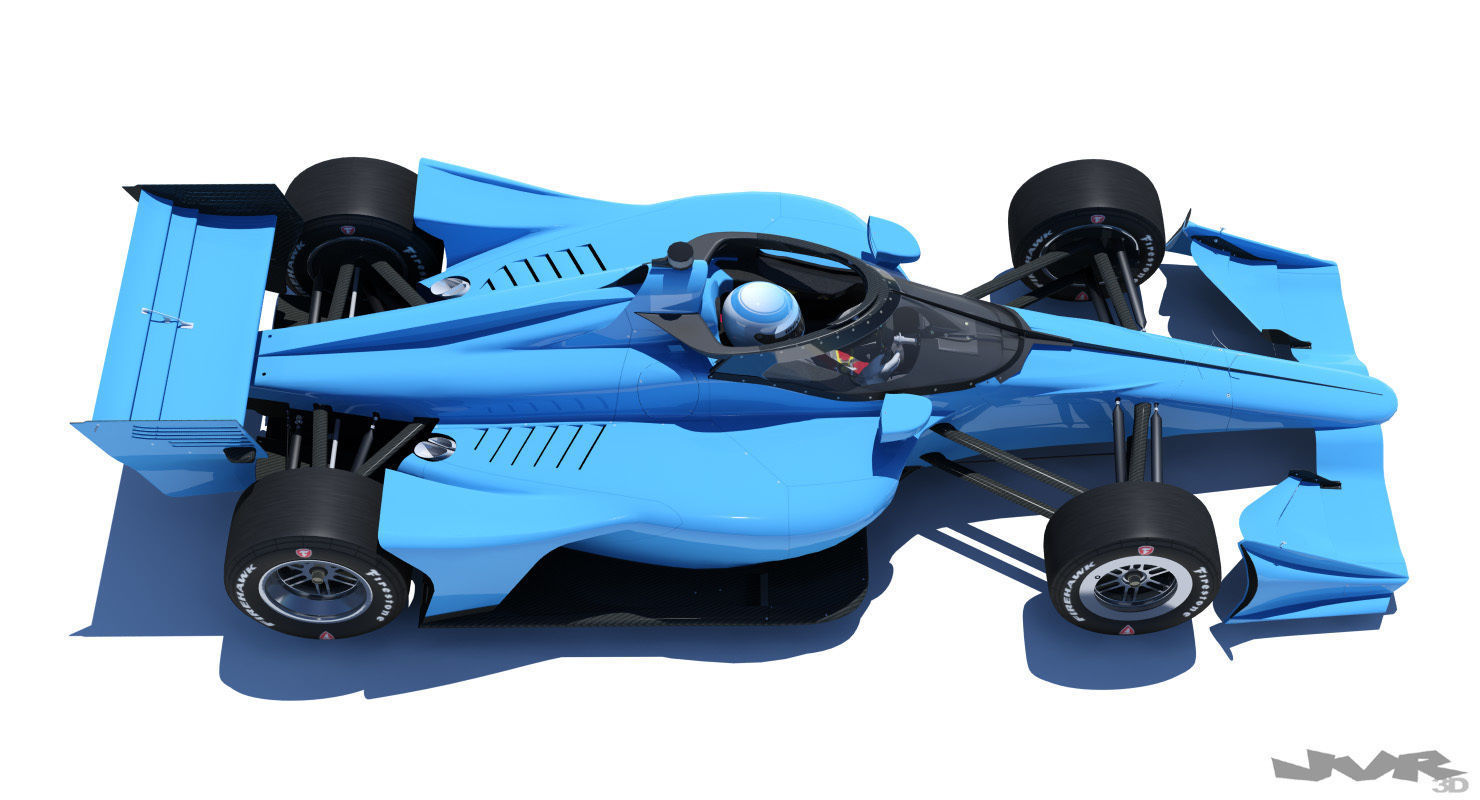 Indycar 2020 - Road and Oval versions 3D model_3