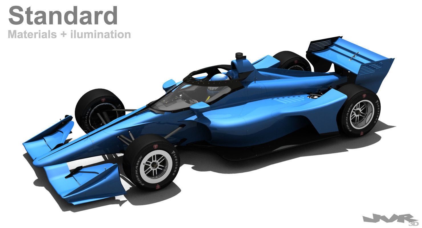 Indycar 2020 - Road and Oval versions 3D model_31
