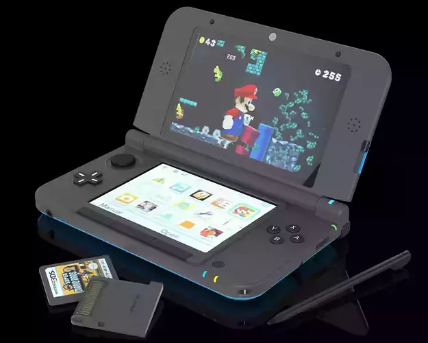 Nintendo 3DS XL 3D model