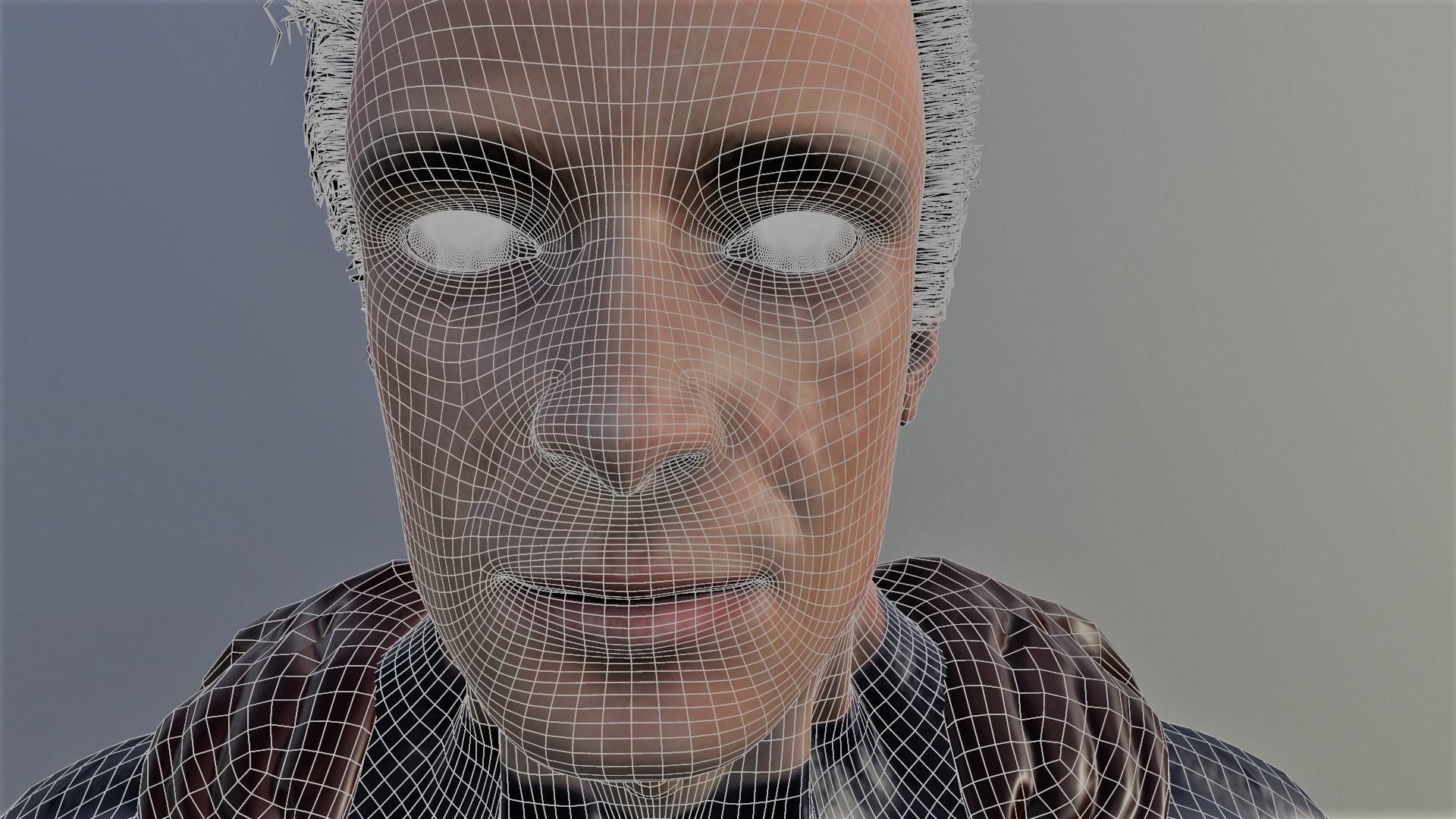 Superman Low-poly 3D model_14