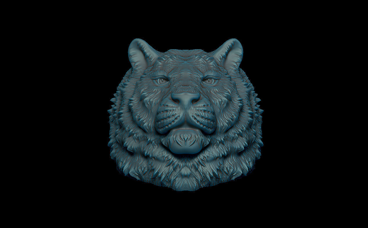 Tiger ring 3D print model_6