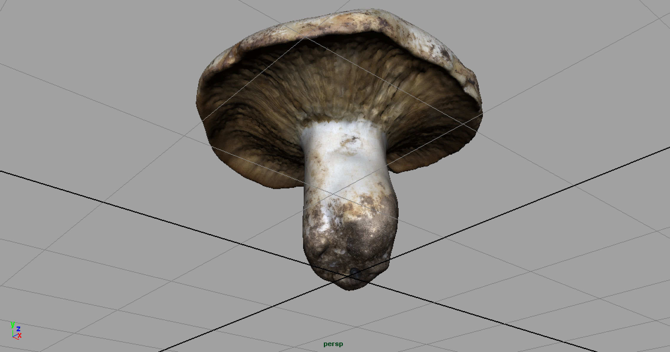 MUSHROOM Low-poly 3D model_10