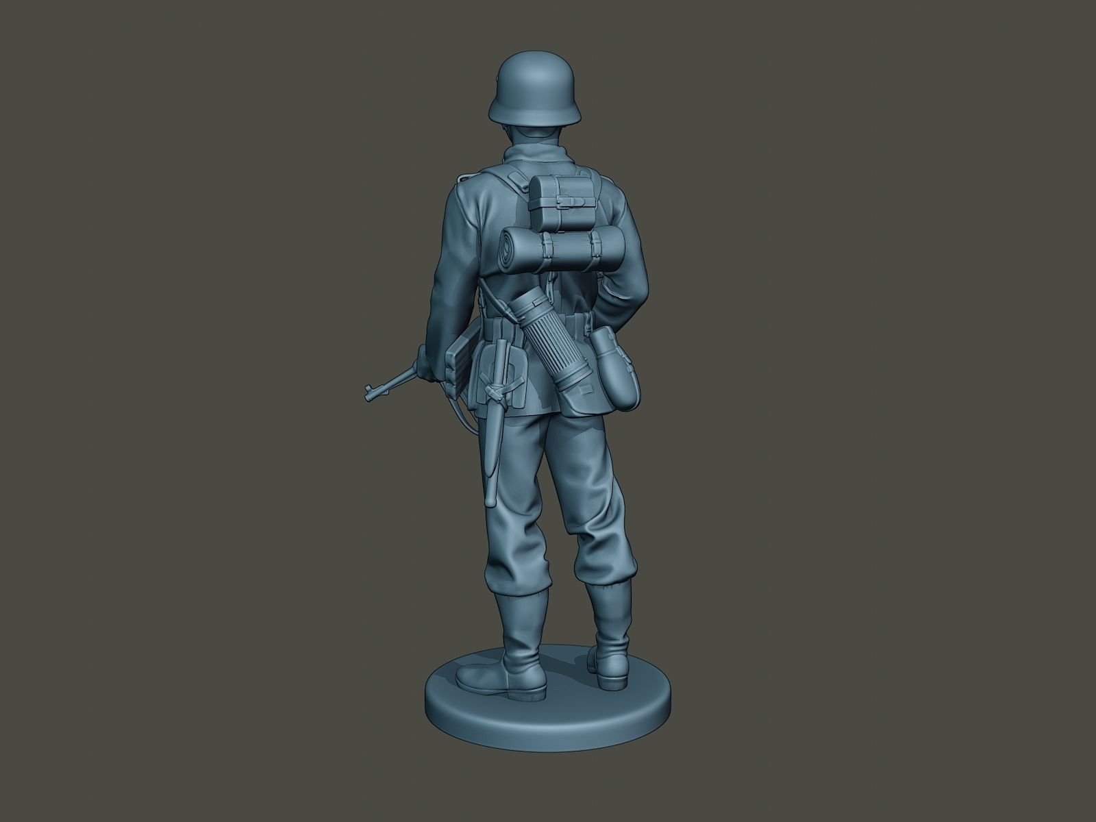 German soldier ww2 Stand Guard G2 3D print model_4