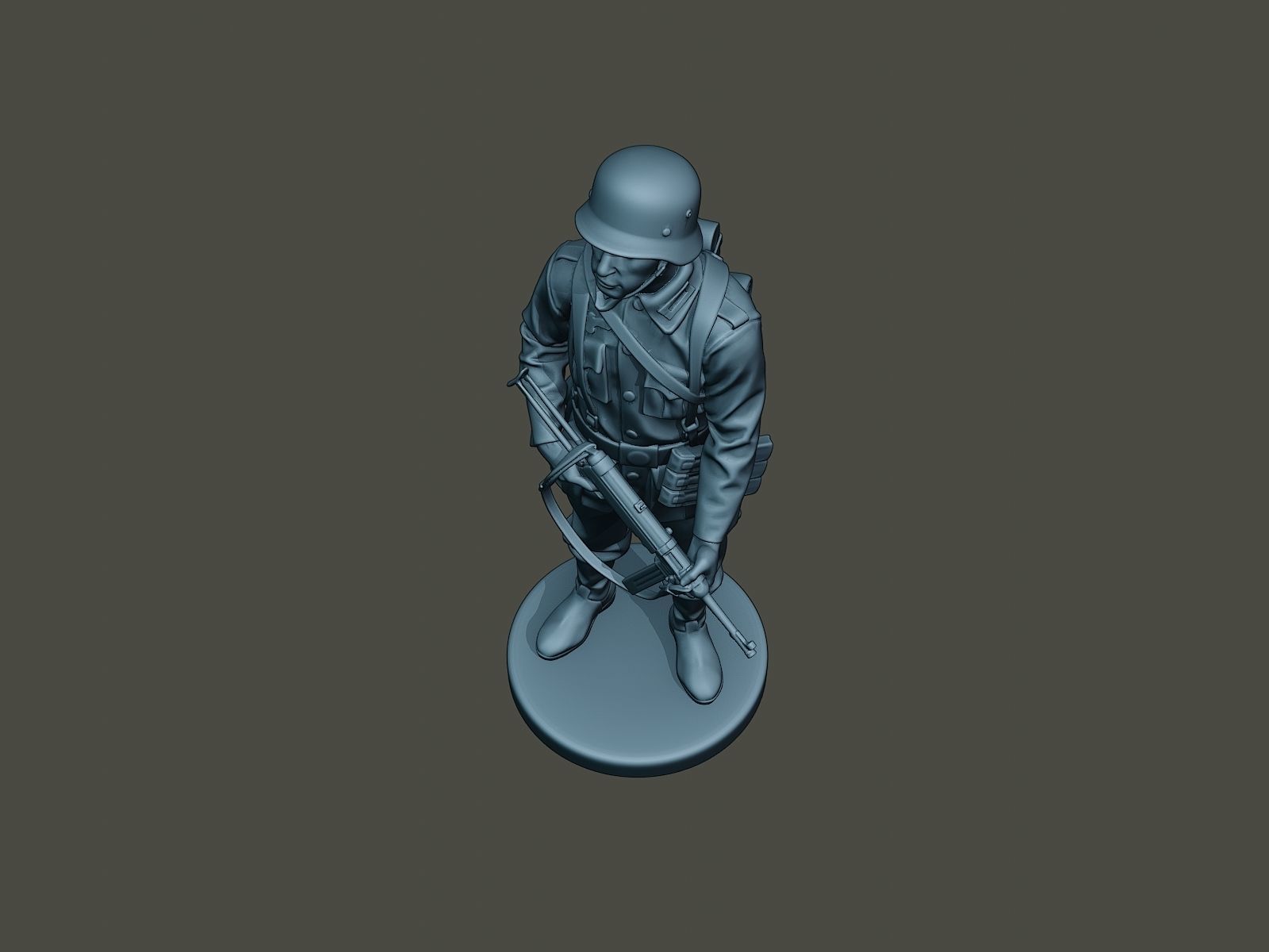 German soldier ww2 Stand Guard G2 3D print model_13