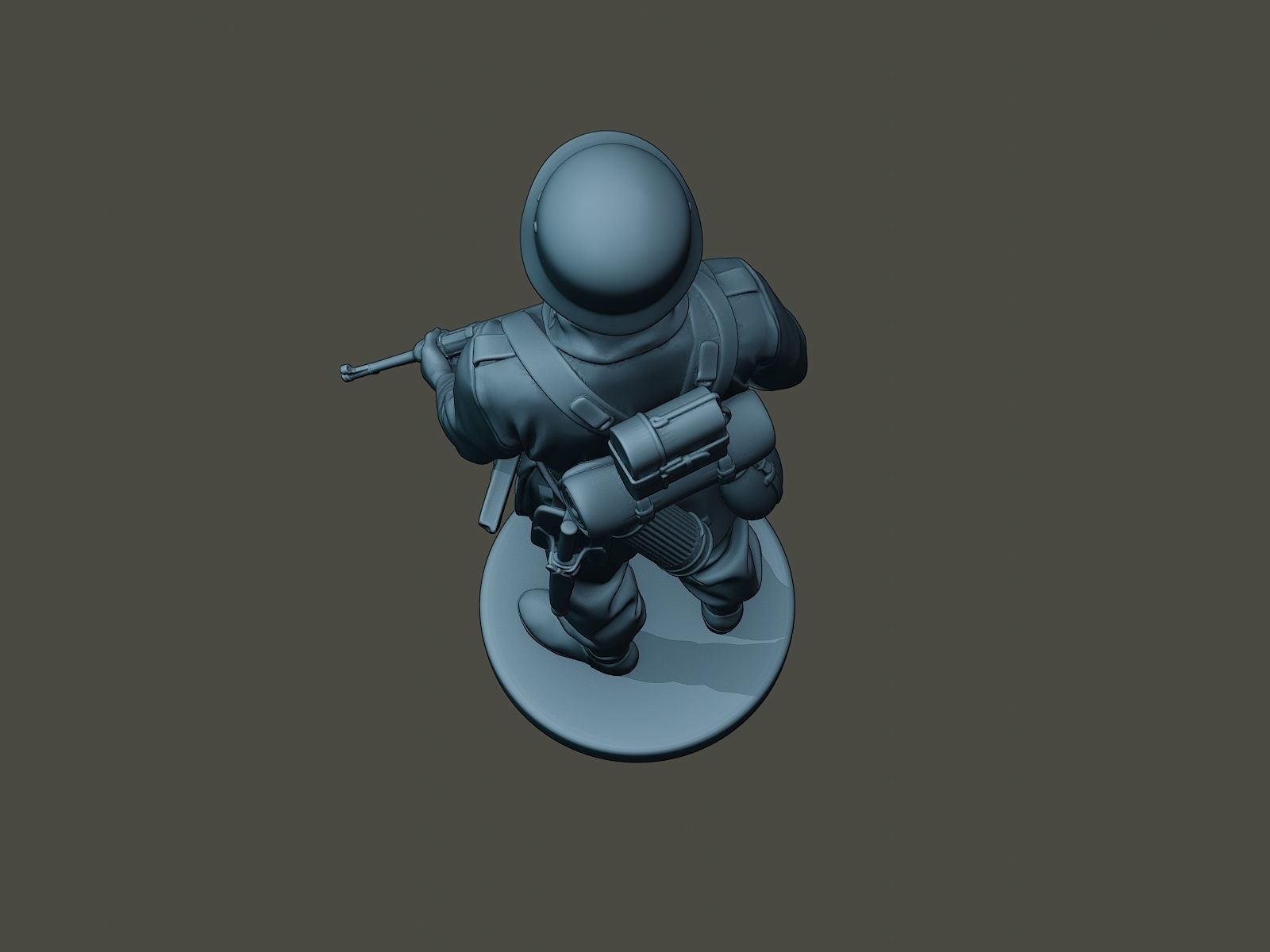 German soldier ww2 Stand Guard G2 3D print model_15