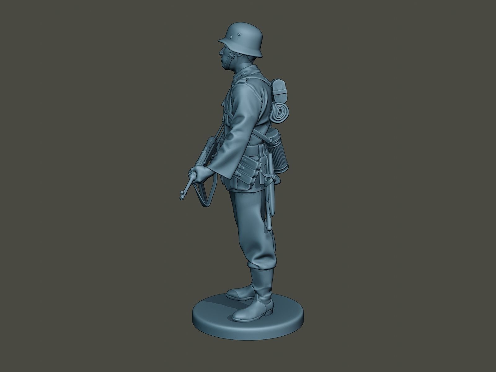 German soldier ww2 Stand Guard G2 3D print model_2