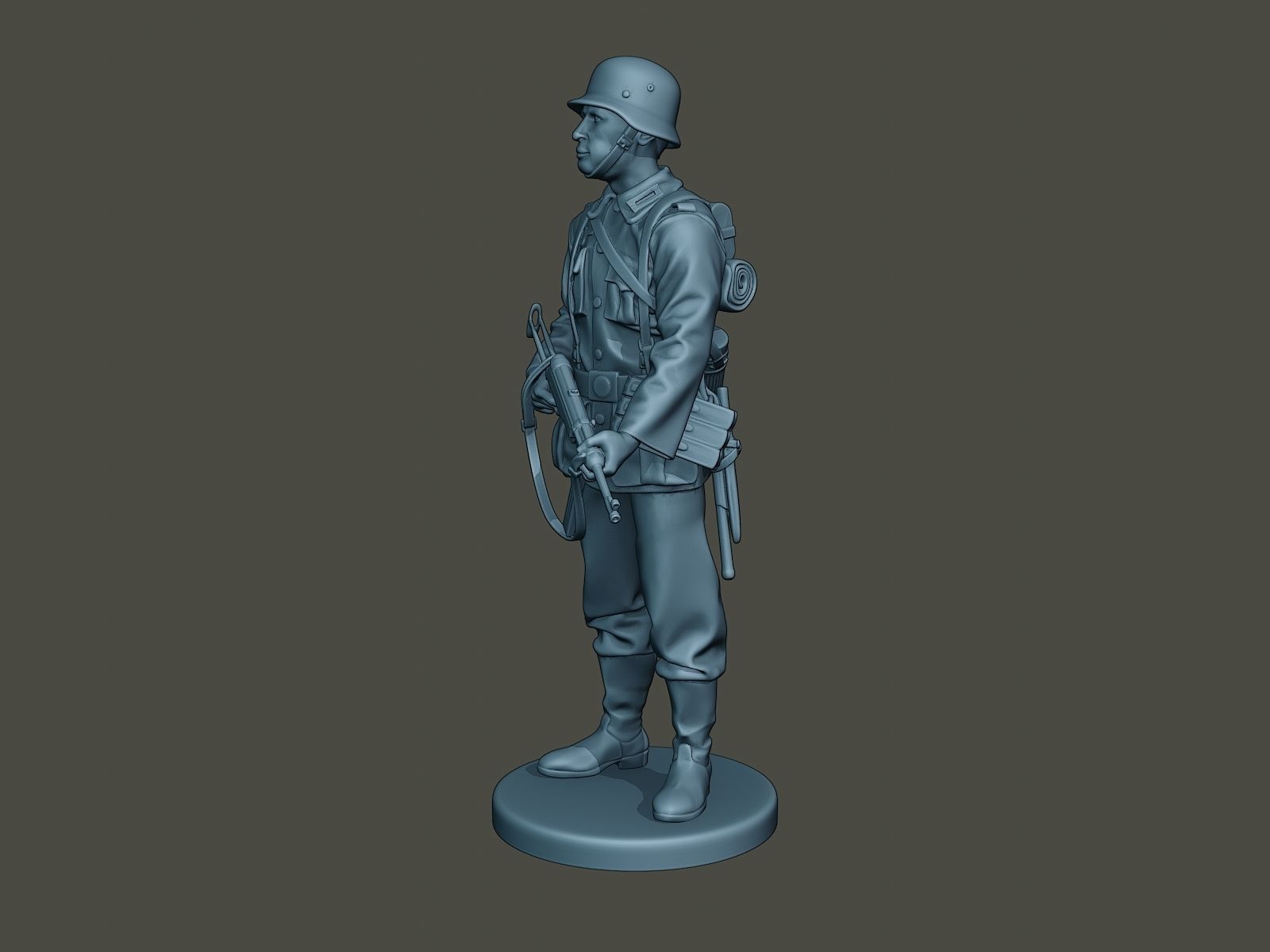 German soldier ww2 Stand Guard G2 3D print model_1