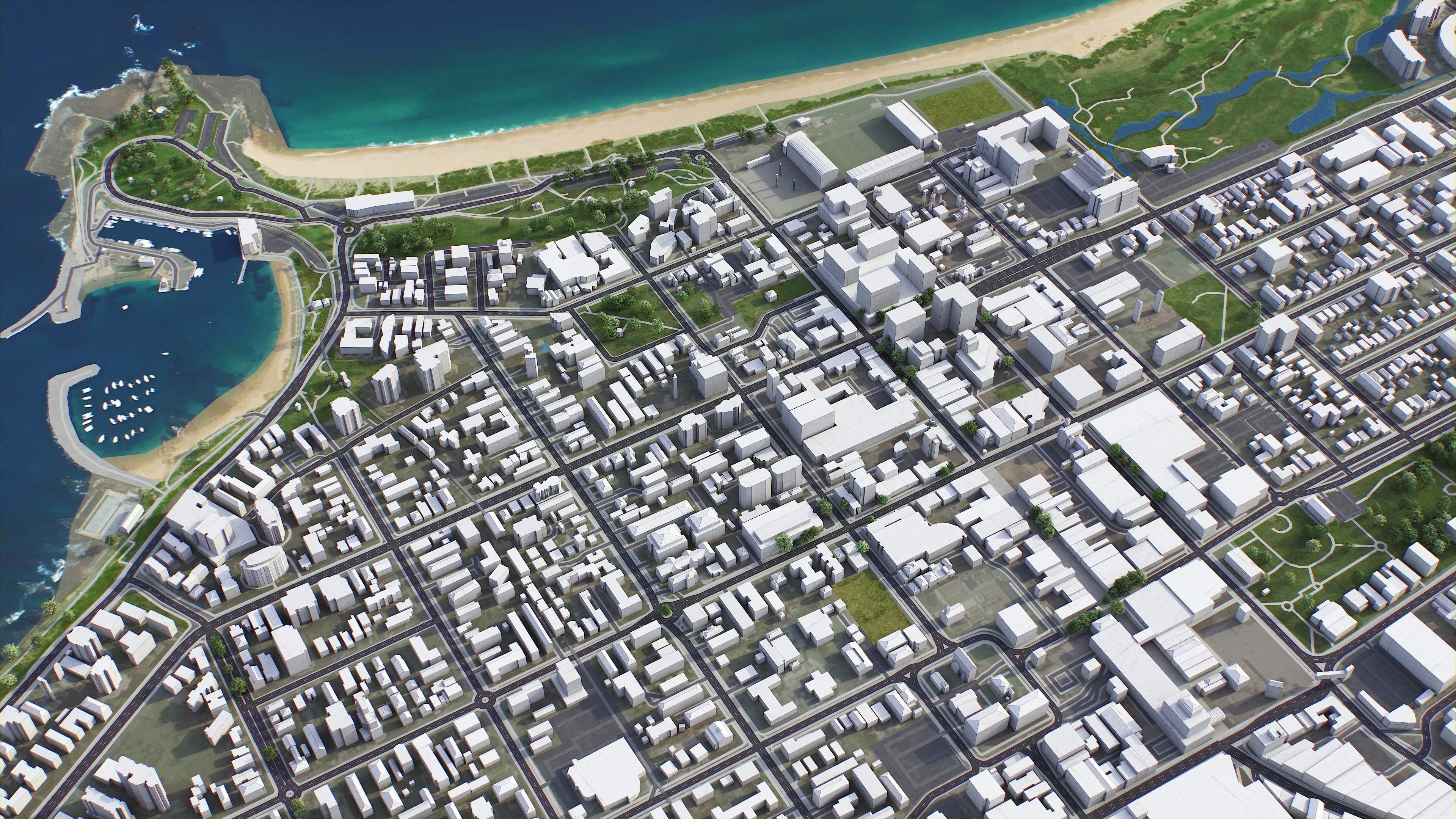 Wollongong Low-poly 3D model_18