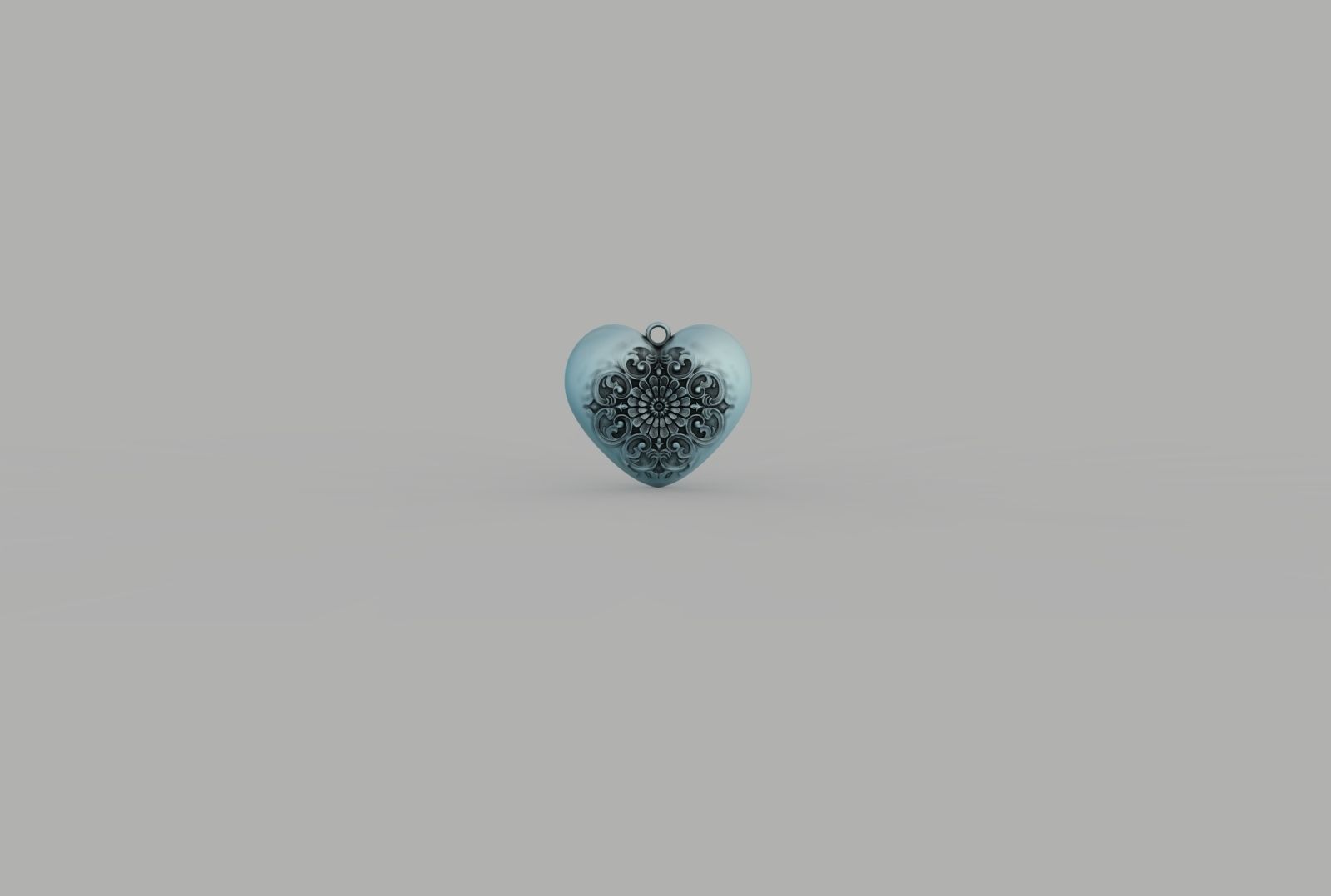 Hearts  LOVE pendants 3D print model_3