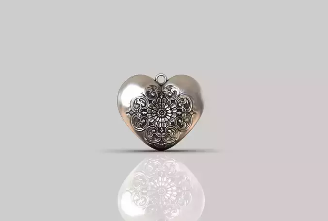 Hearts  LOVE pendants 3D print model