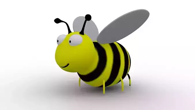 Cartoon Bee - Rigged