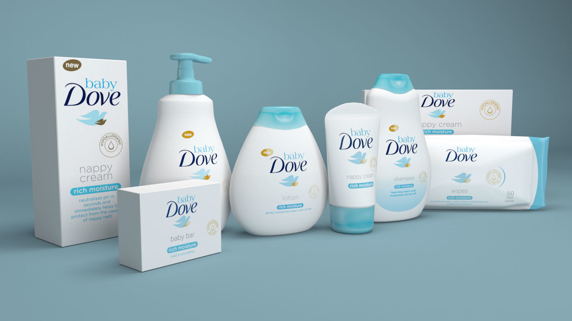 Dove Baby - Collection Pack 3D model_2