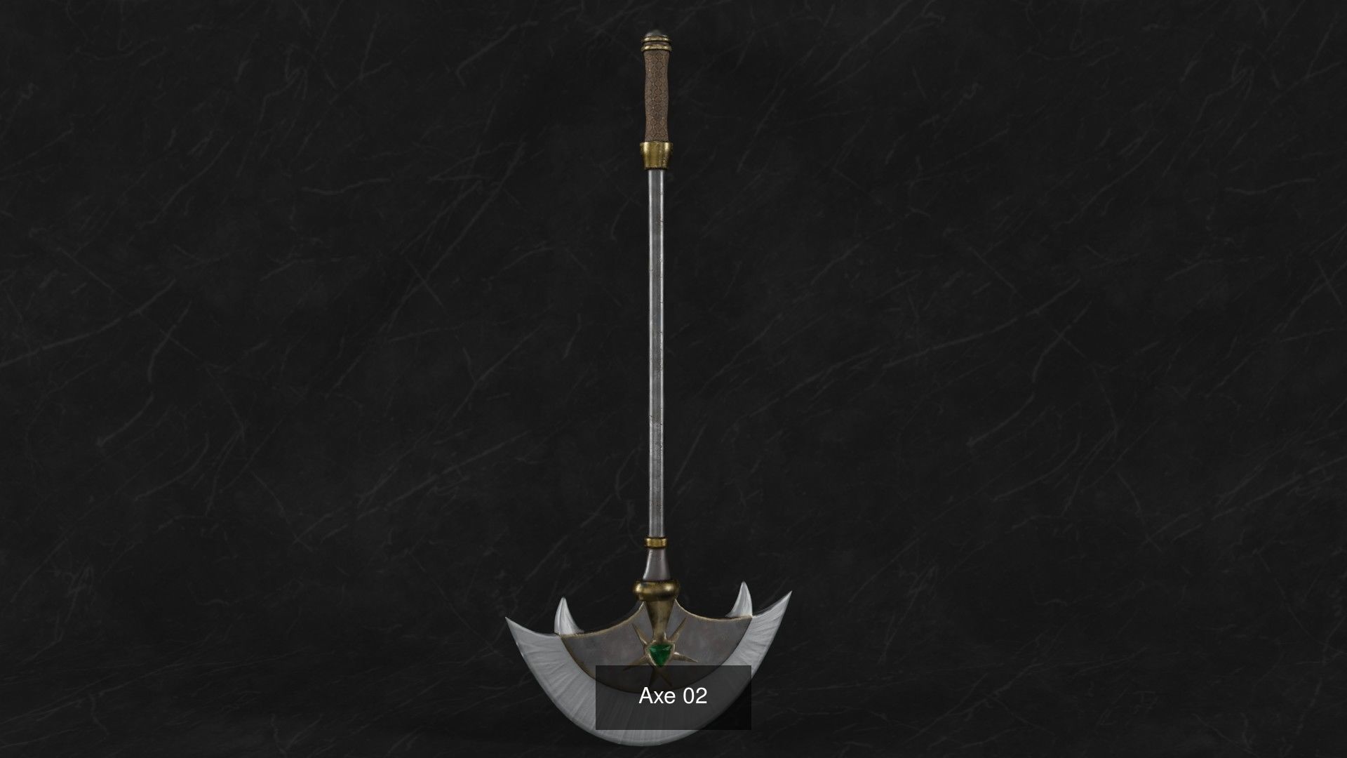 Old Fantasy Melee Weapons 3D Model Collection_8