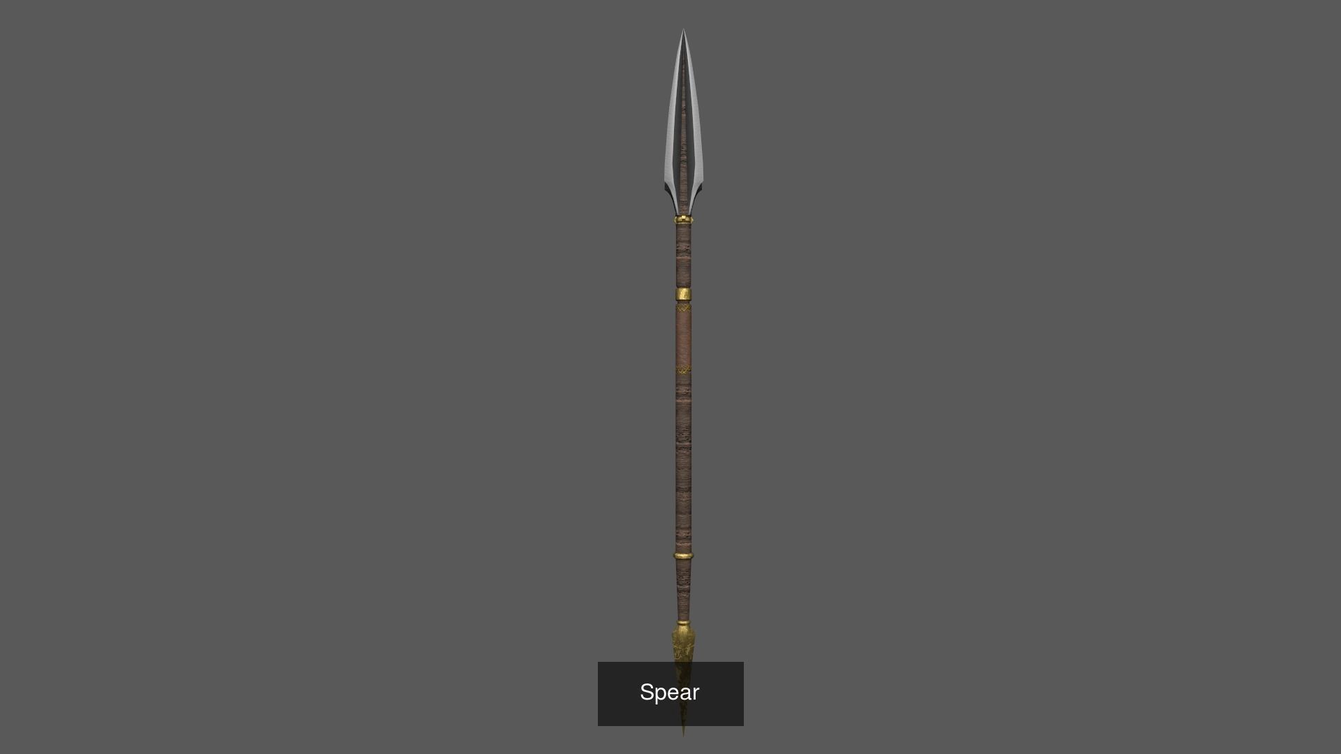 Old Fantasy Melee Weapons 3D Model Collection_12