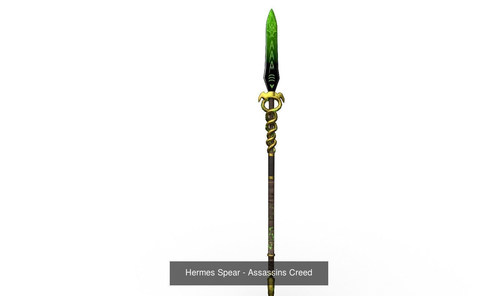 Old Fantasy Melee Weapons 3D Model Collection_6