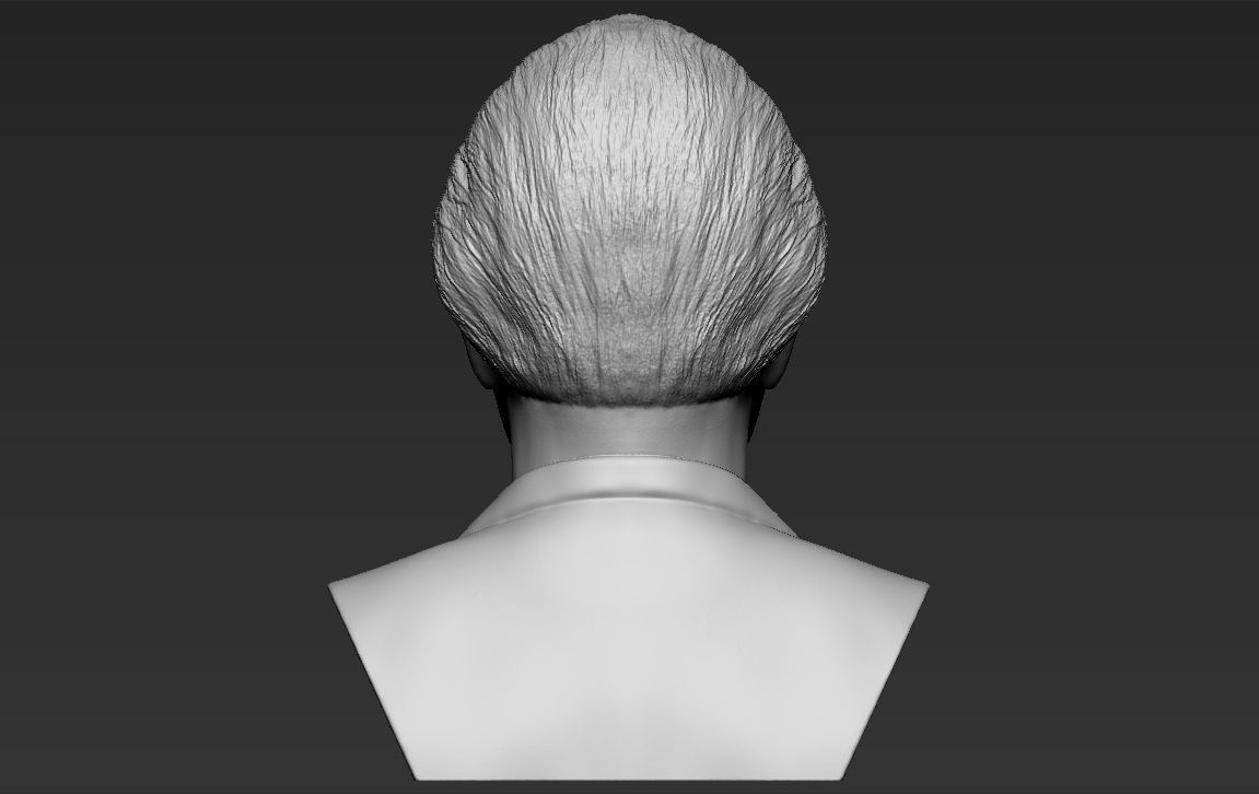 Quentin Tarantino bust ready for full color 3D printing 3D print model_27