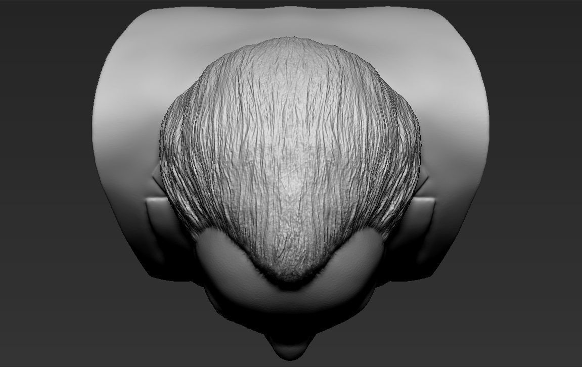 Quentin Tarantino bust ready for full color 3D printing 3D print model_34