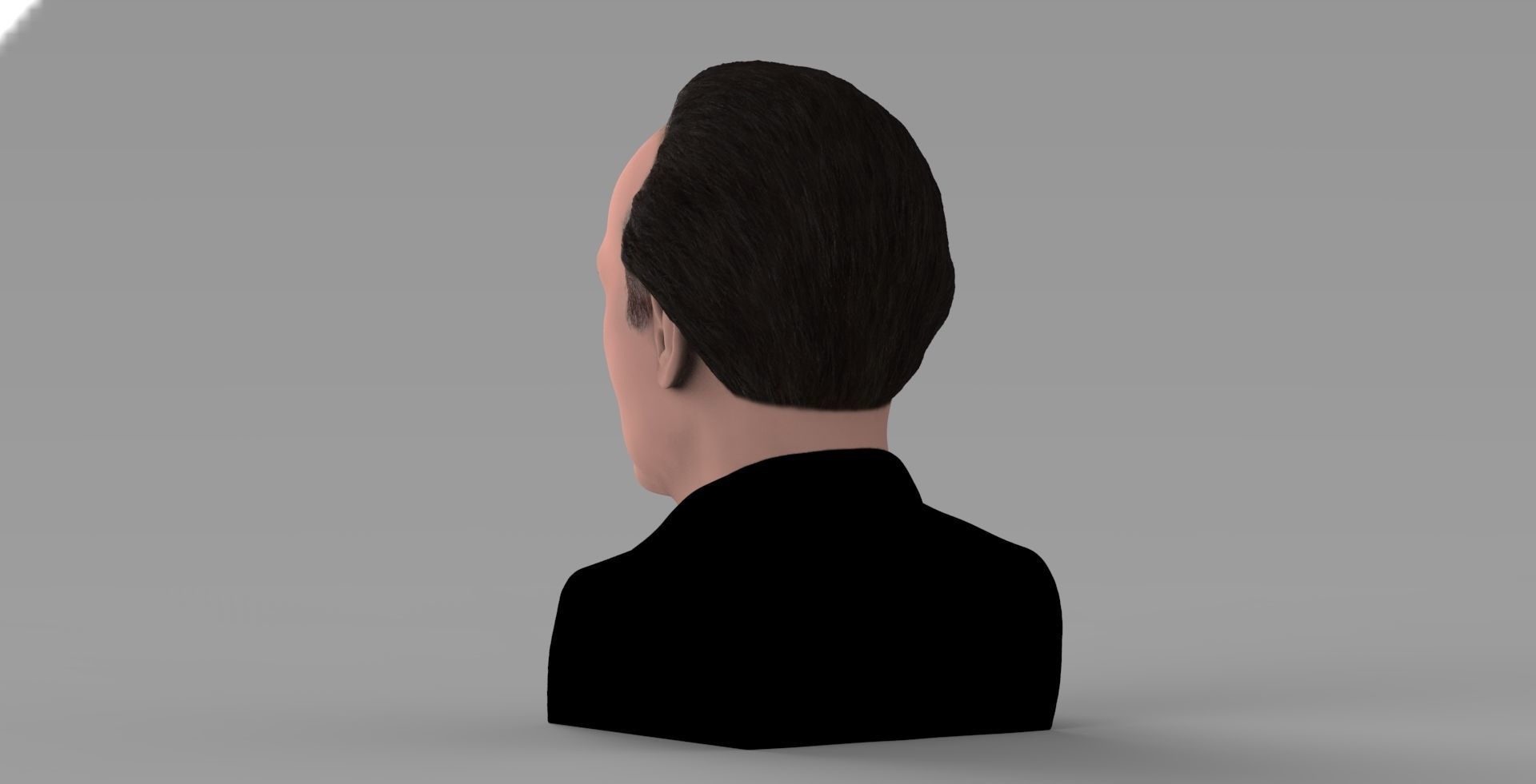 Quentin Tarantino bust ready for full color 3D printing 3D print model_4