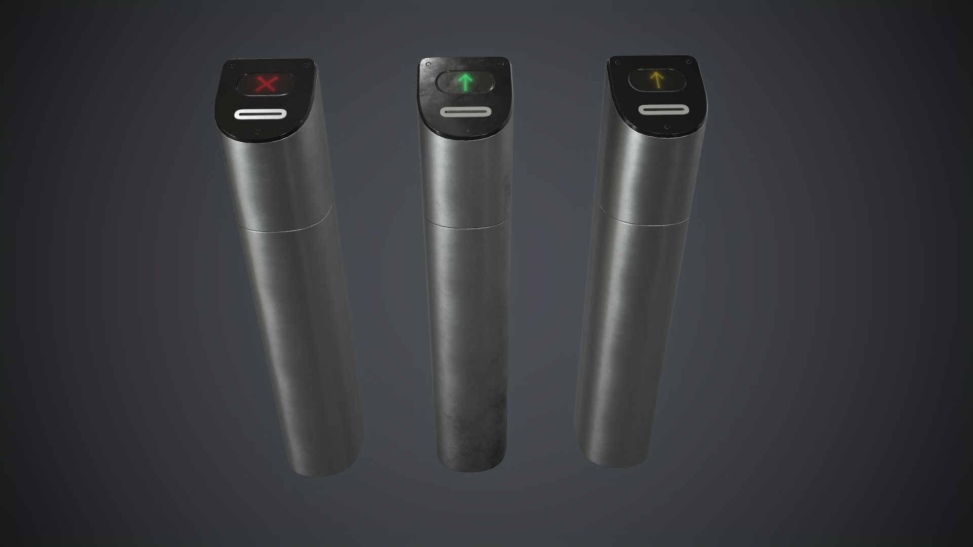 Card Capture Reader 1 PBR Game Ready Low-poly 3D model_3