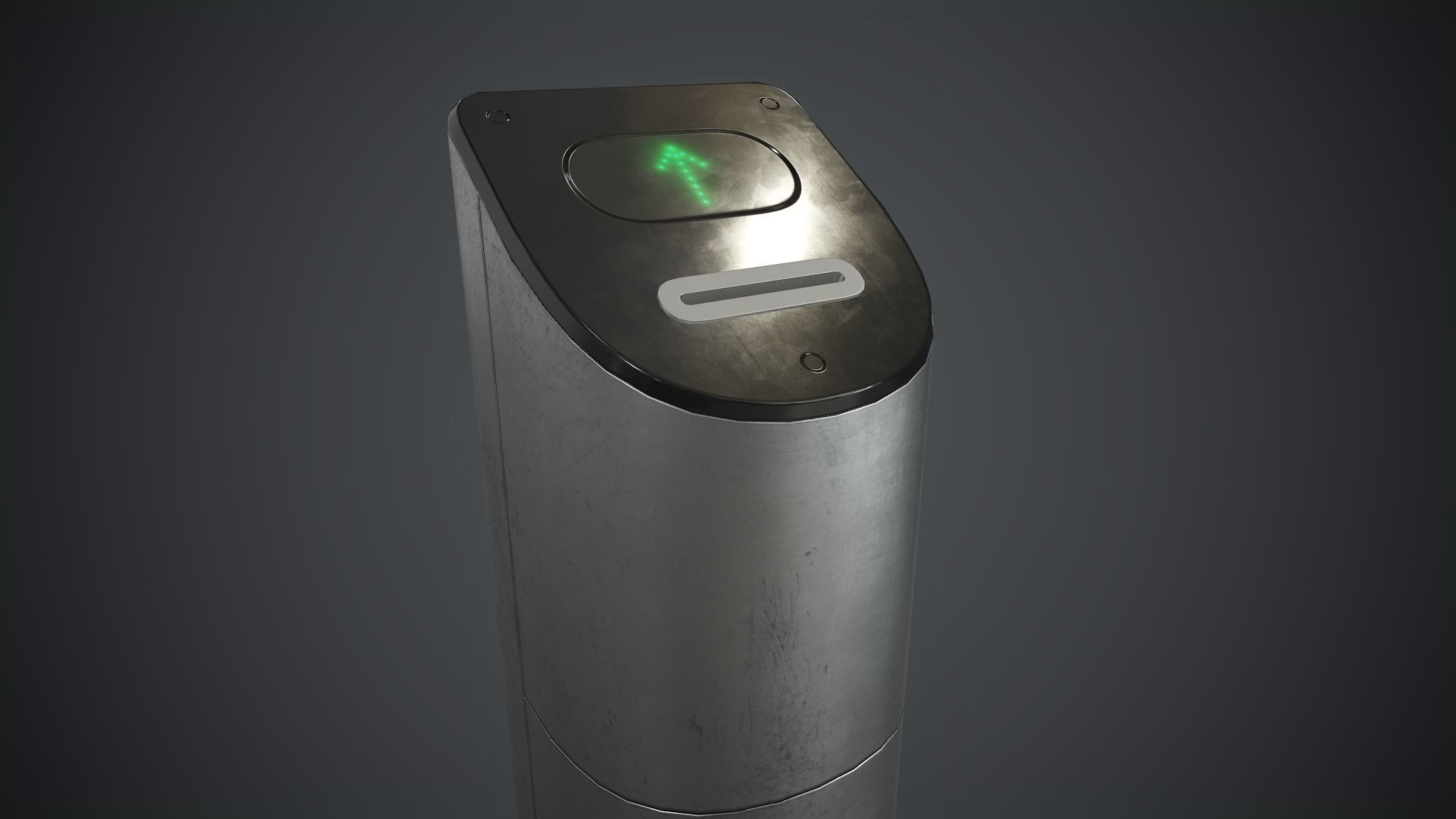 Card Capture Reader 1 PBR Game Ready Low-poly 3D model_11