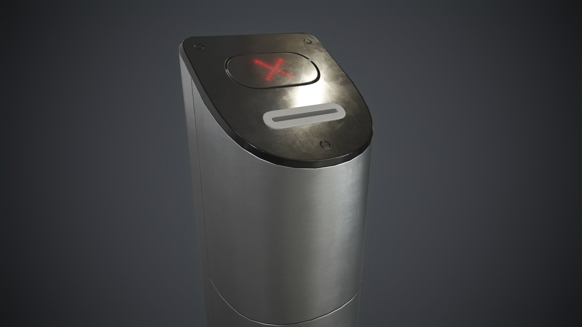 Card Capture Reader 1 PBR Game Ready Low-poly 3D model_10