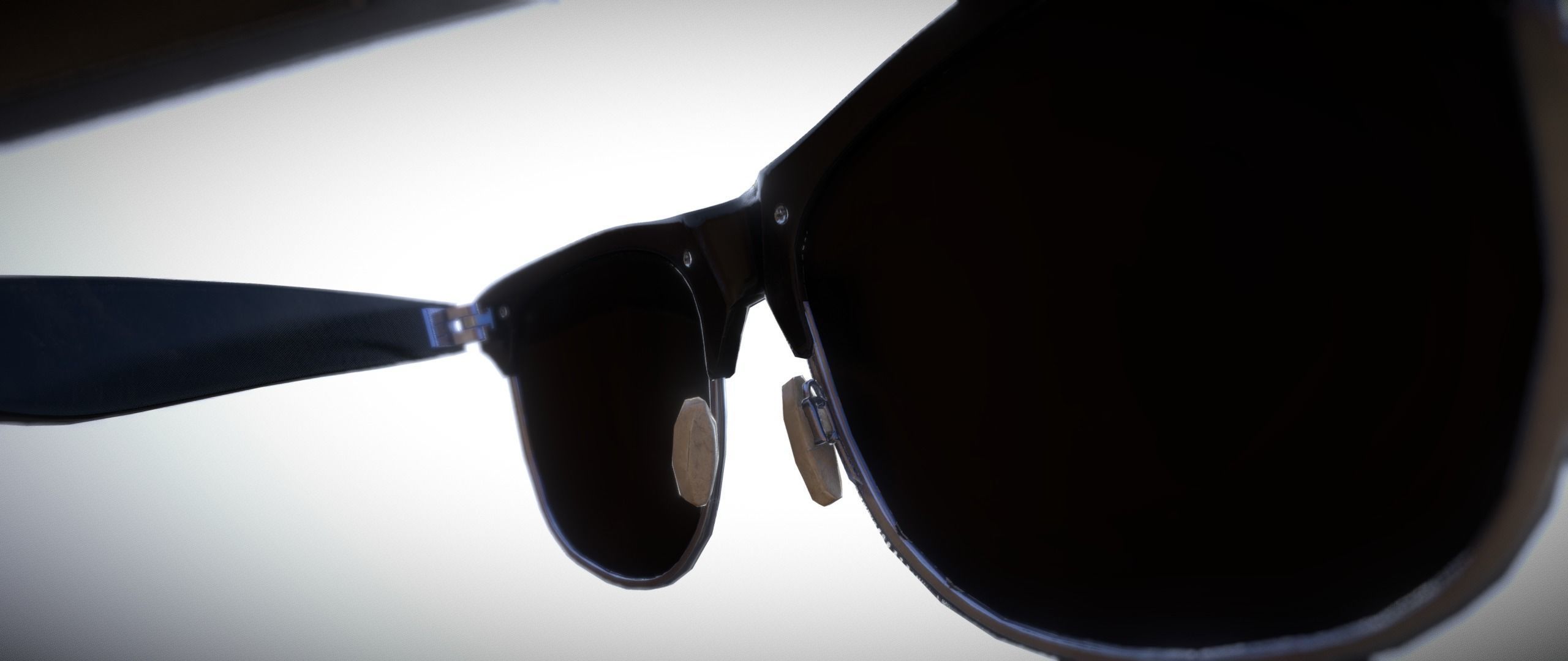 Sunglasses pair of Low-poly 3D model_8