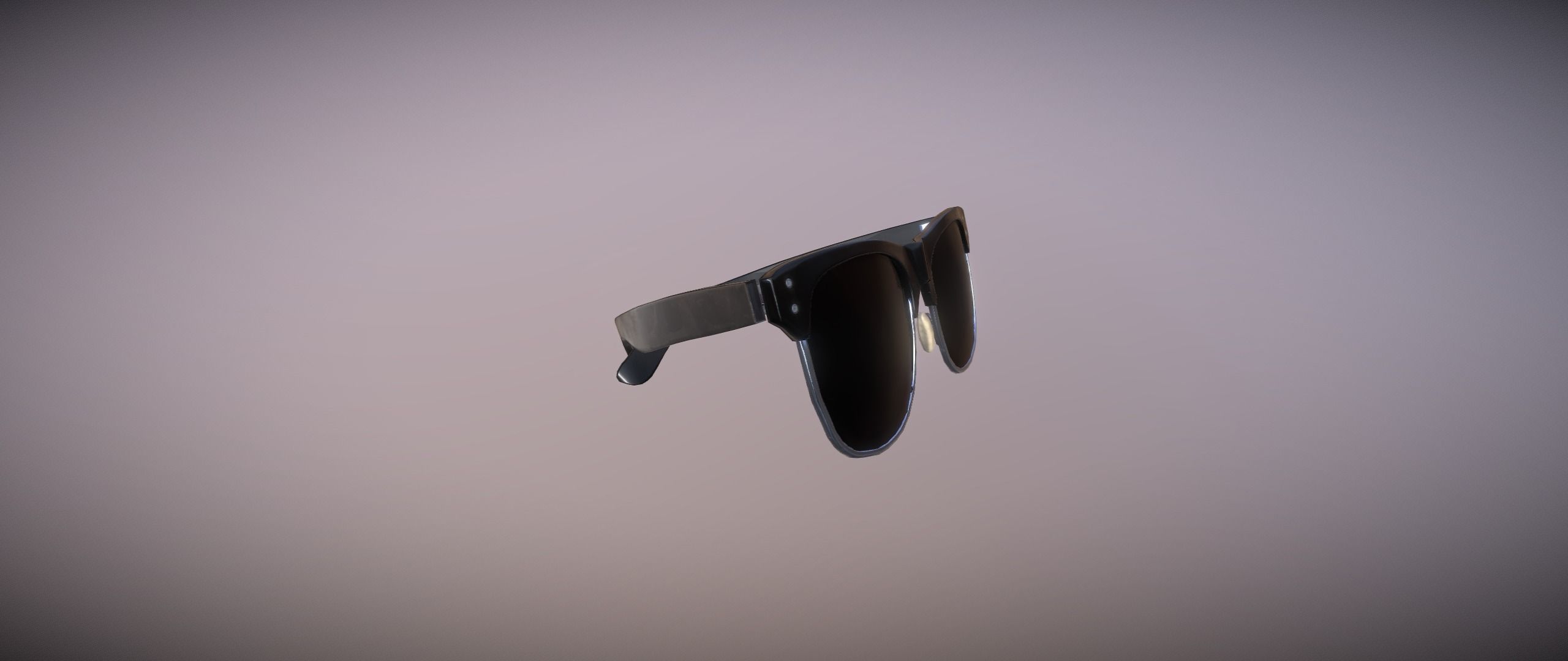 Sunglasses pair of Low-poly 3D model_2