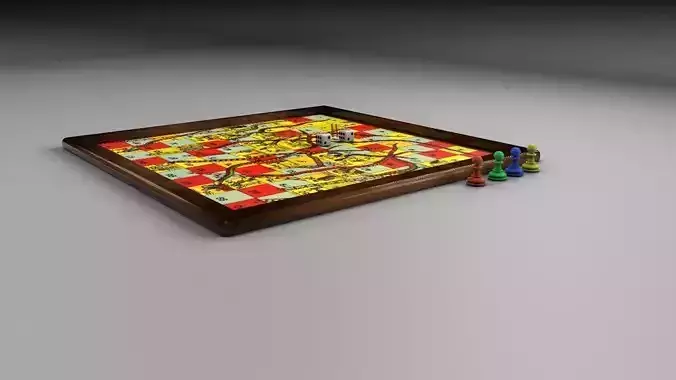 Snakes and Ladders wood