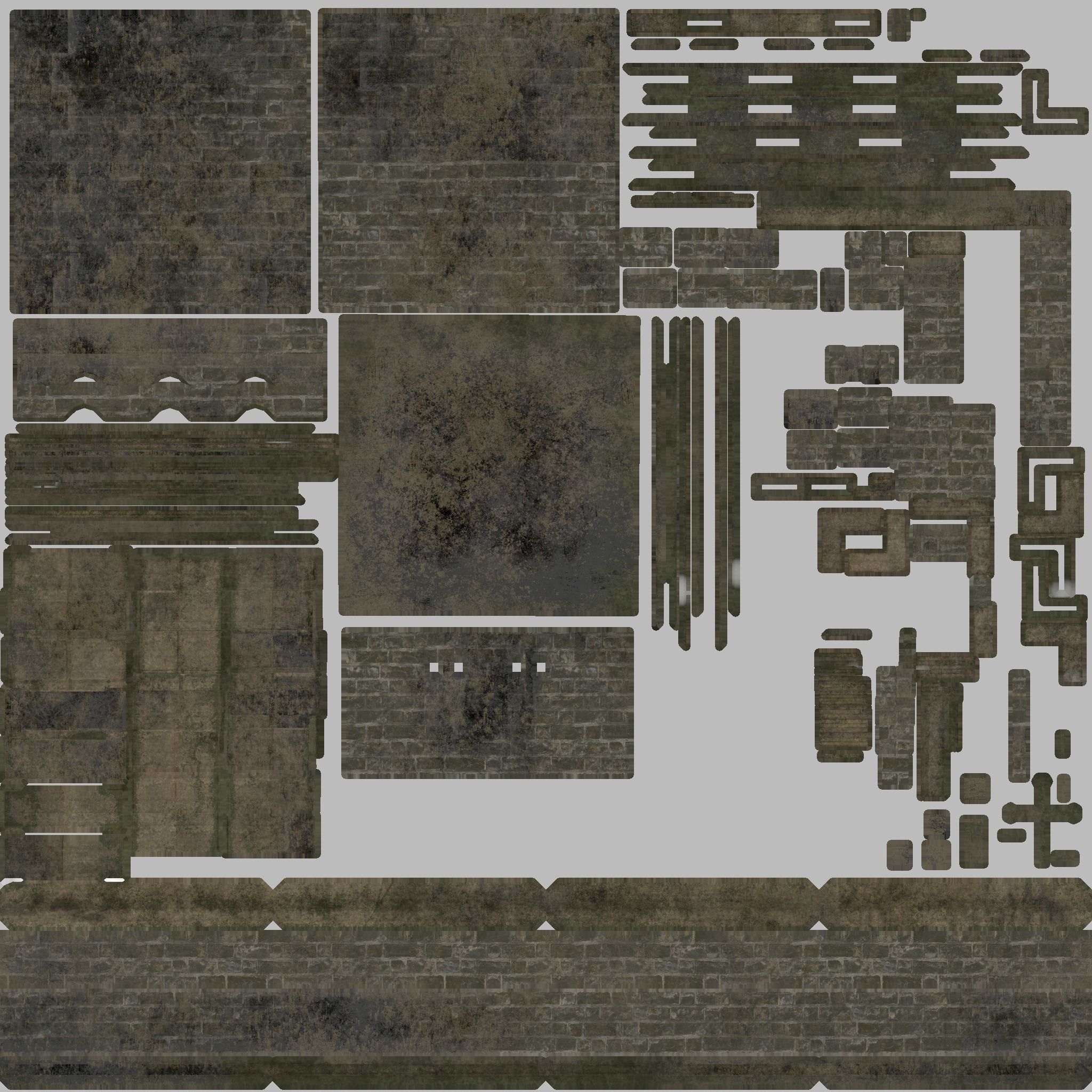 Medieval Modular Tower Builder Low-poly 3D model_9