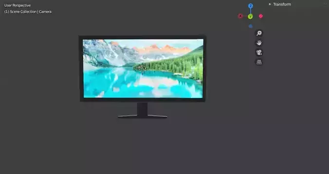 Smart TV 3d model 