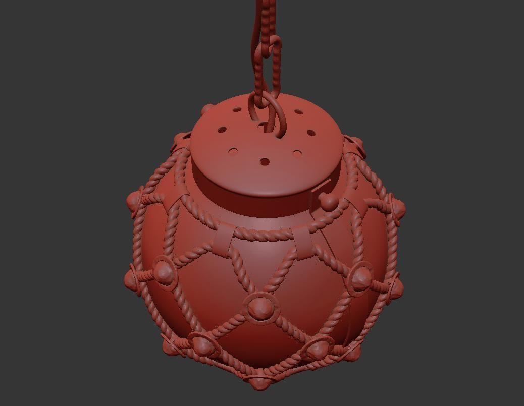 Lamp ropes 3D model_7