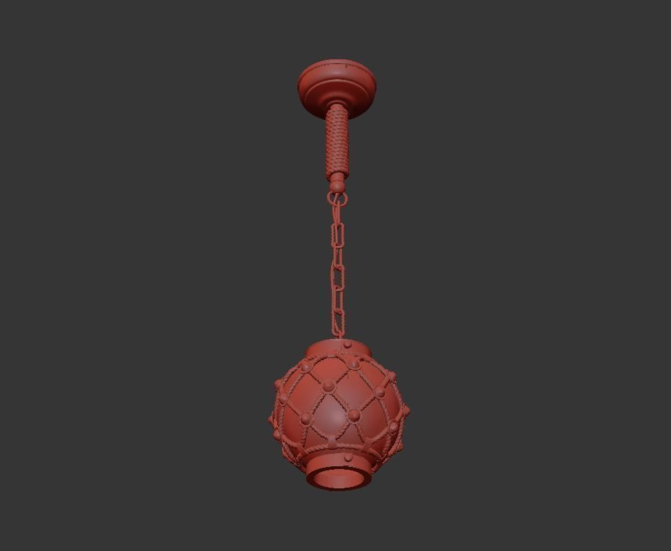 Lamp ropes 3D model_4
