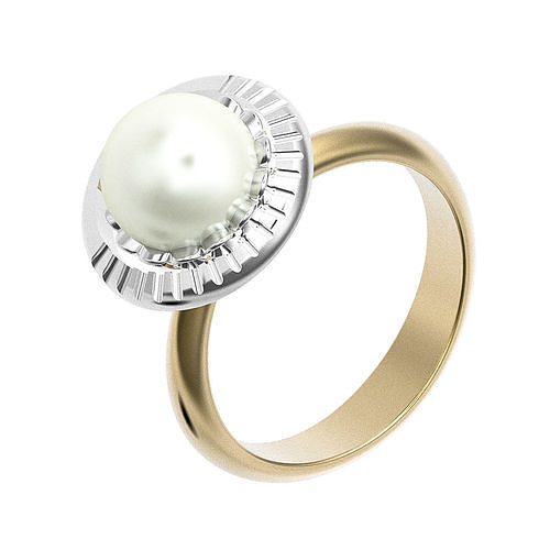  Pearls ring 3D print model