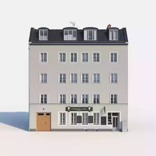 Residential City Building - Row - 13 - Restaurant