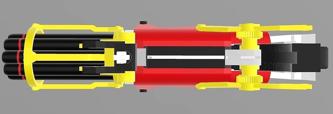 TRANSFORMERS PRIME BEAST HUNTERS OPTIMUS PRIME GATLING GUN 3D print model_5