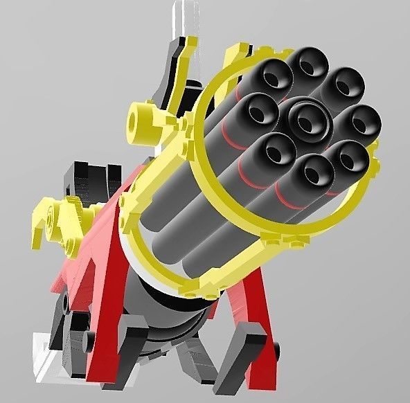 TRANSFORMERS PRIME BEAST HUNTERS OPTIMUS PRIME GATLING GUN 3D print model_6