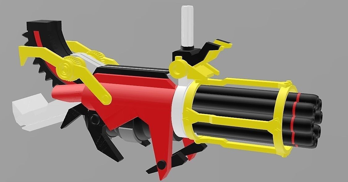 TRANSFORMERS PRIME BEAST HUNTERS OPTIMUS PRIME GATLING GUN 3D print model_3